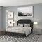 Flash Furniture Brighton Queen Platform Bed, Black SL-BK4-Q-BK-GG - alternate 1